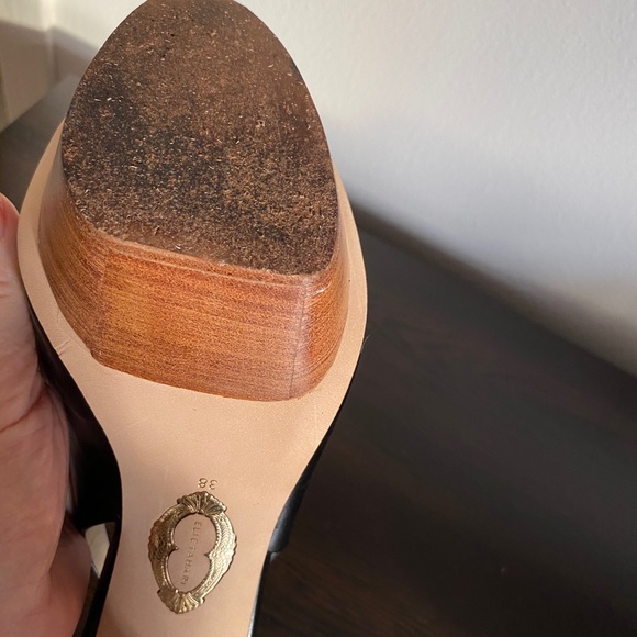 Elie Tahari open toe platform sling back sandals - Picture 4 of 6